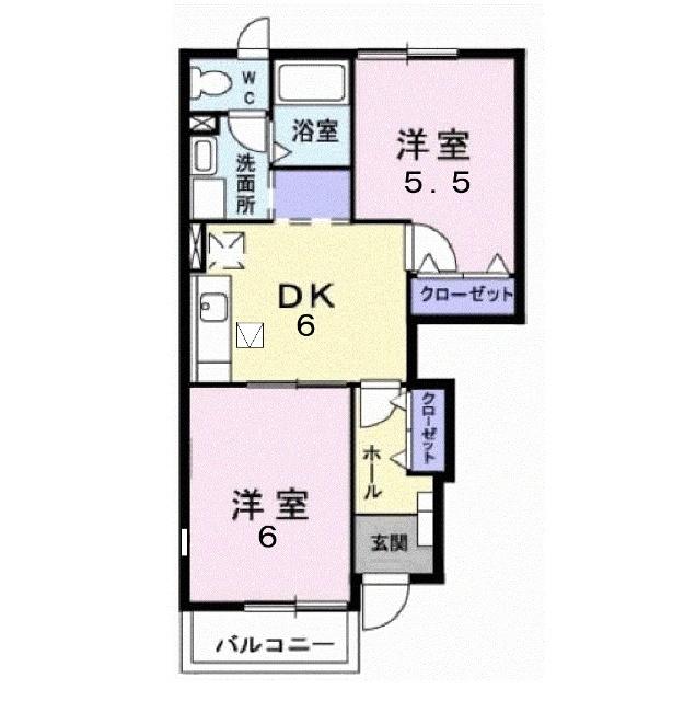 カステーロ（101） 間取り図画像