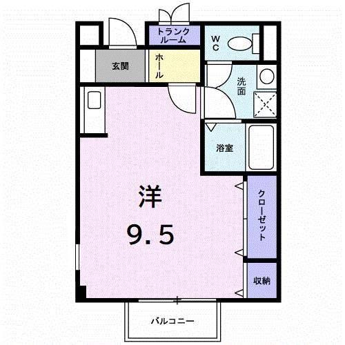ブルークローバー（103） 間取り図画像