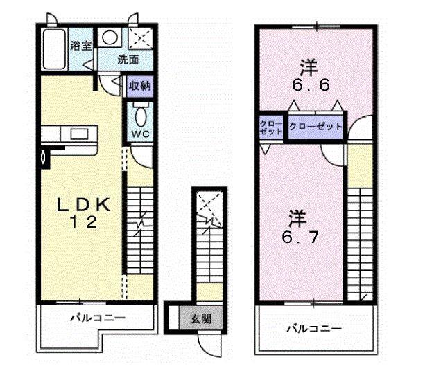 エクセラン　セードル（209） 間取り図画像