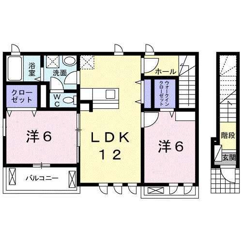 シャルムカヌキ（201） 間取り図画像