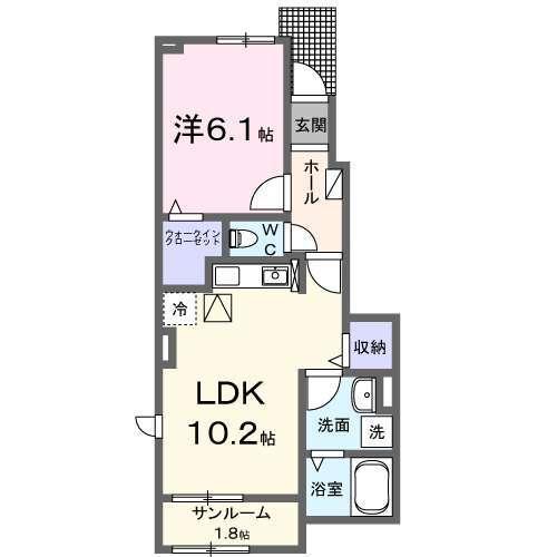 アステル（106） 間取り図画像