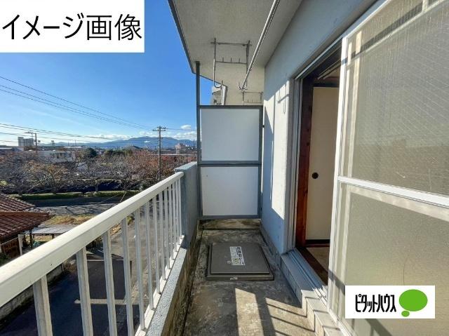 高嶺マンション（301） バルコニー