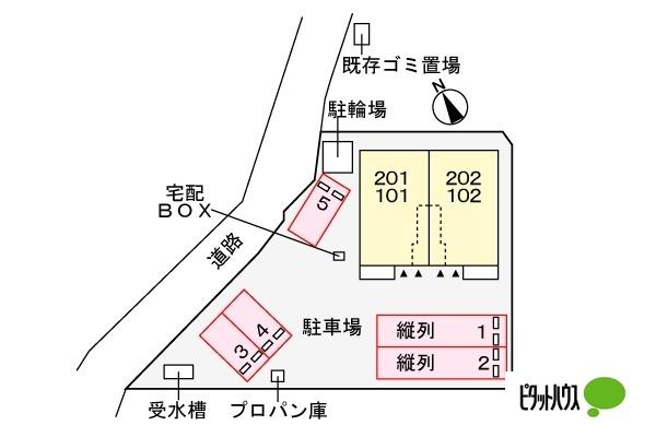リバーサⅡ（101） 駐車場