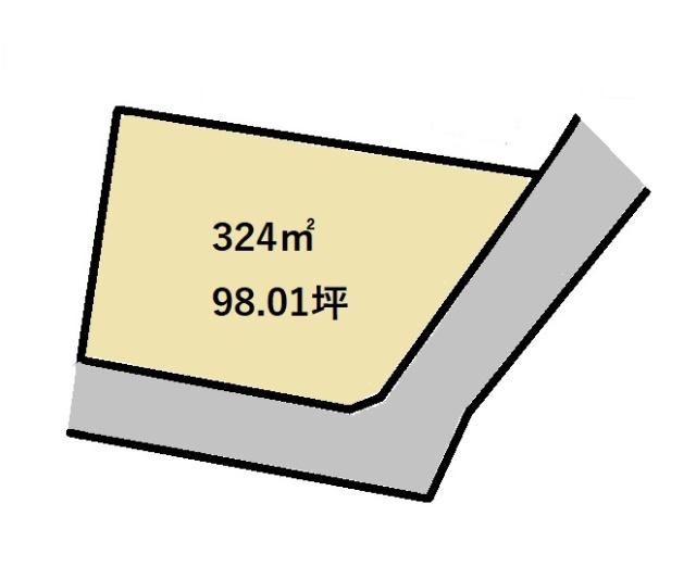 富士市天間売土地 区画図