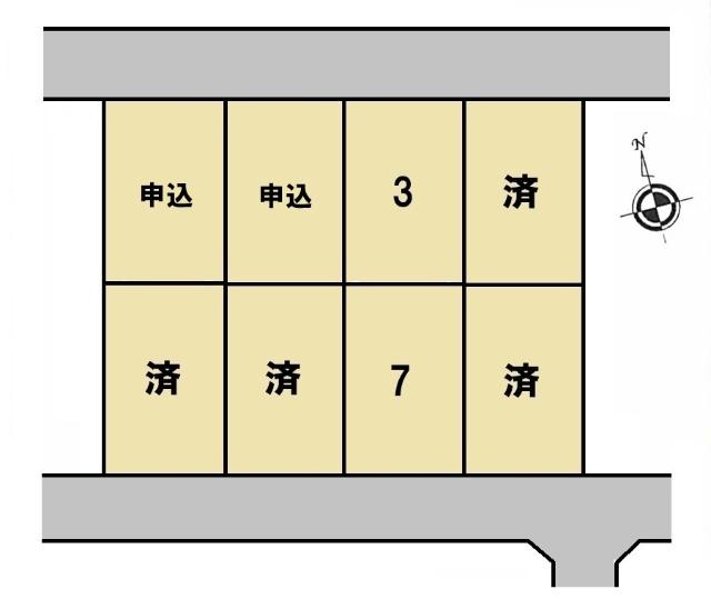 富士市青葉町分譲地　3号地 区画図