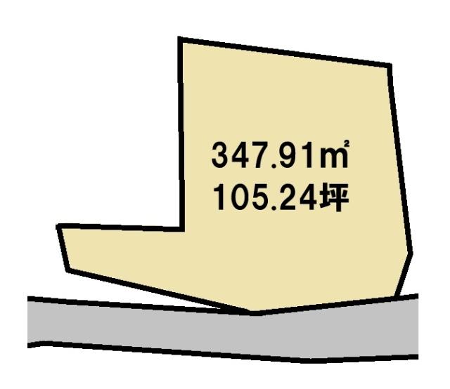 富士市久沢売土地 区画図
