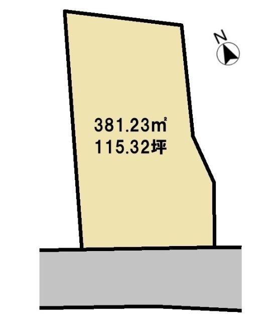 富士市江尾売土地 区画図