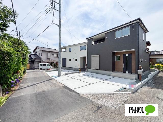 富士市厚原新築建売2期1号棟 前面道路含む現地写真