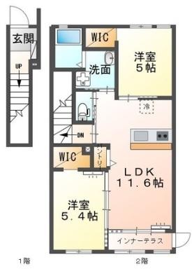 ルチェ・ソラーレ上山 間取り図画像