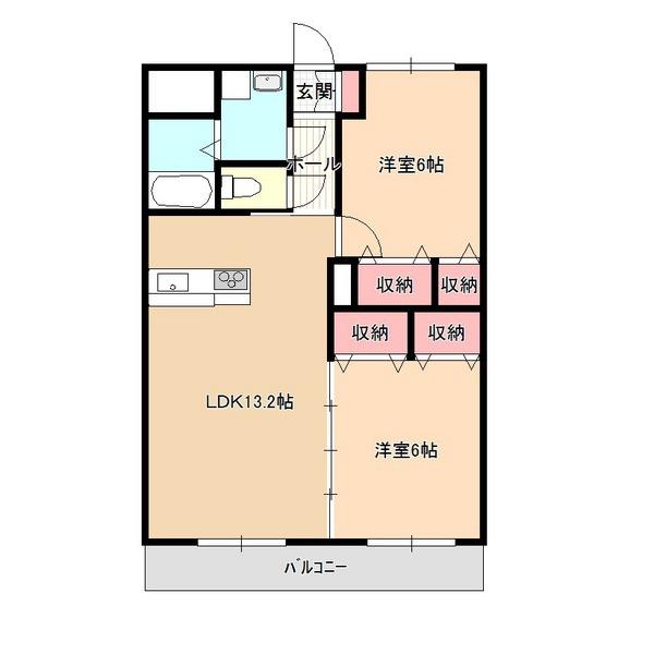 メゾン殿岡21 間取り図画像