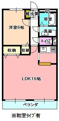 曙町KYハイツ 間取り図画像