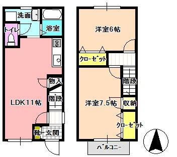 ブルースカイ吉田（101） 間取り図画像