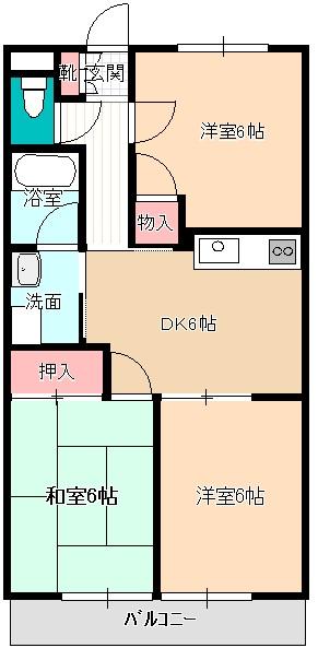 Surplus　Threeキャッスルトマト 間取り図画像