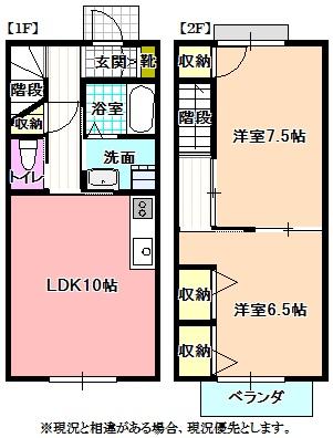 ブランシェ桐林B 間取り図画像