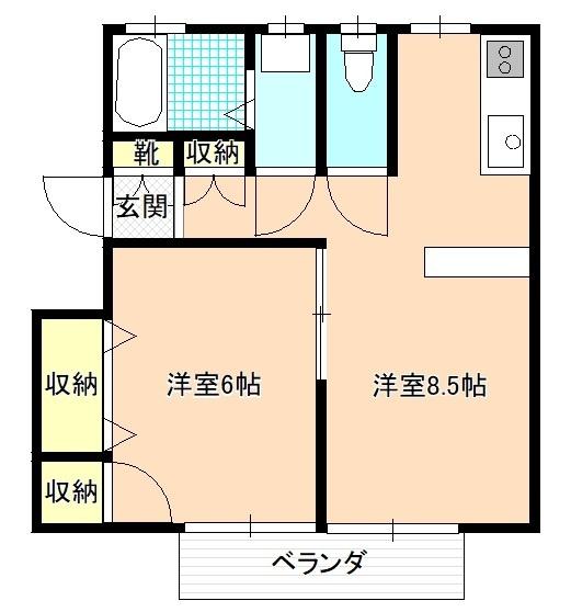 サンパレス 間取り図画像