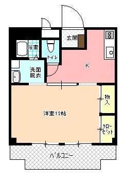 RAINBOW 間取り図画像