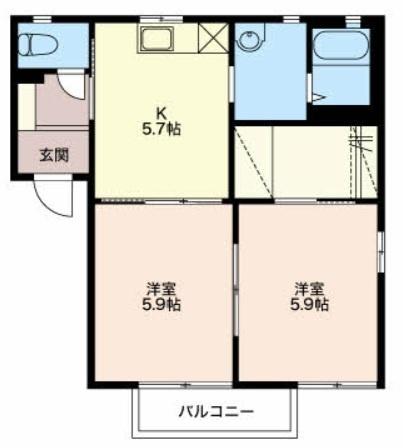 メゾンセレーノ 間取り図画像