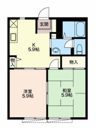 フレグランス金沢 間取り図画像