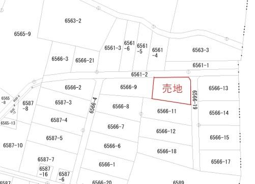 下伊那郡高森町山吹土地 区画図