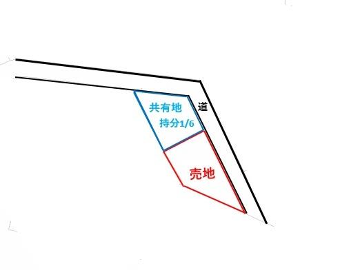 飯田市鼎下山土地 区画図