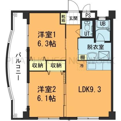 こちらの間取りは反転タイプです。