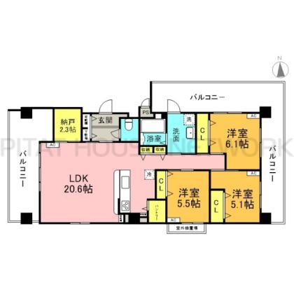  間取り図写真