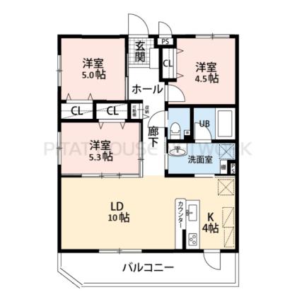  間取り図写真