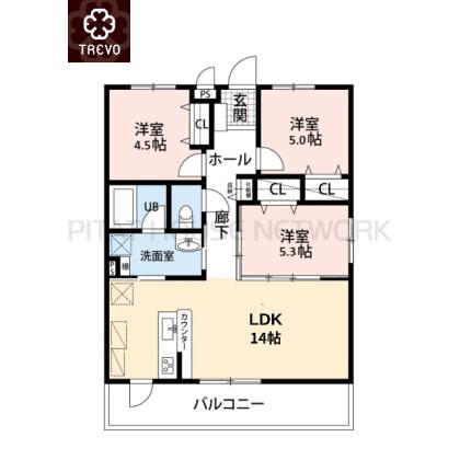  間取り図写真