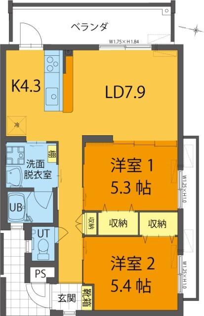  間取り図写真