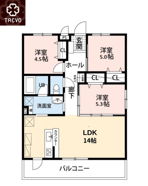  間取り図写真