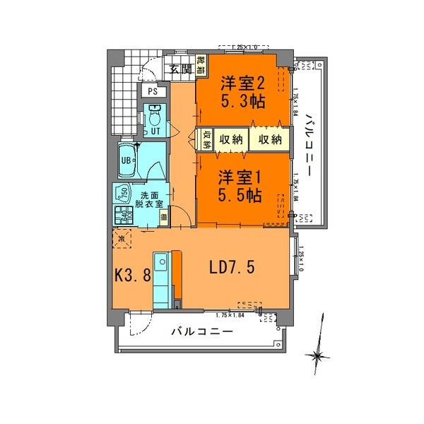  間取り図写真