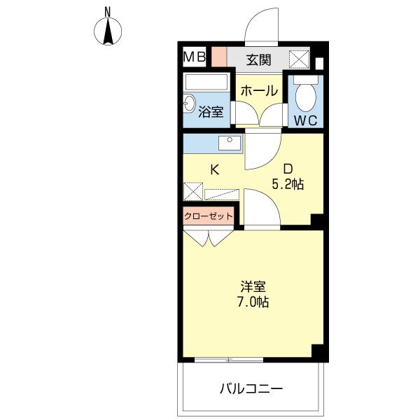 アネスティー健A（203） 間取り図画像