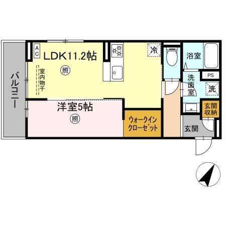PREMILIFE下郡東（302） 間取り図画像