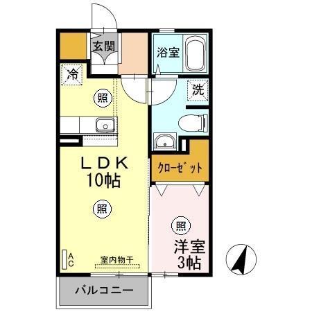 ユアーコート桜（201） 間取り図画像