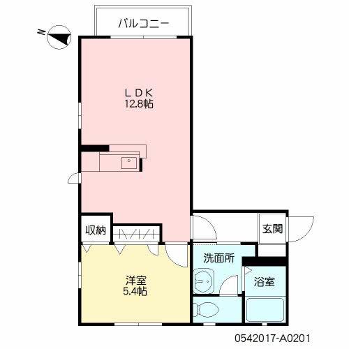別府市新別府町マンション 間取り図画像