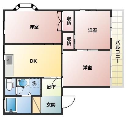 アイデアル光吉（202） 間取り図画像