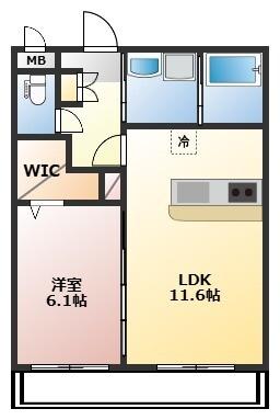 ZEUS日出（401） 間取り図画像