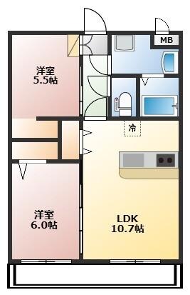 ZEUS日出（205） 間取り図画像