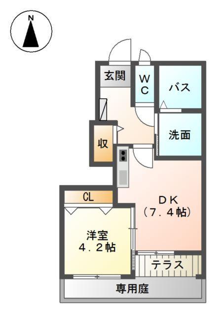 エムズ　サンティエ 間取り図画像