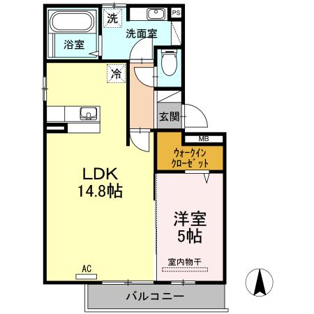 レジーナ車木(クルマギ)（202） 間取り図画像