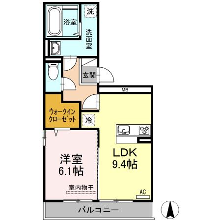 プレミアム八番館（306） 間取り図画像