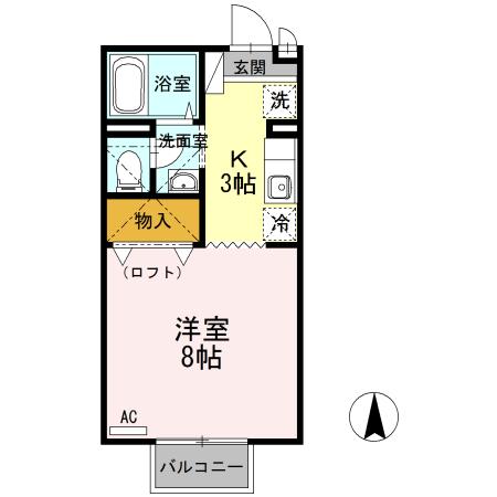 Ｓｅｊｏｕｒキャラ（205） 間取り図画像