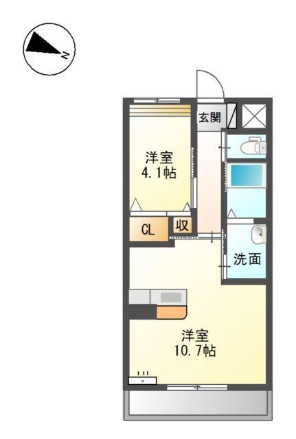 ベルモンターニュ 間取り図画像