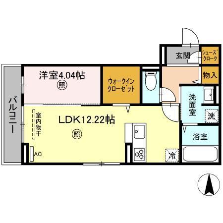 PREMILIFE　K2（ﾌﾟﾚﾐﾗｲﾌ ｹｲｽﾞ）（205） 間取り図画像