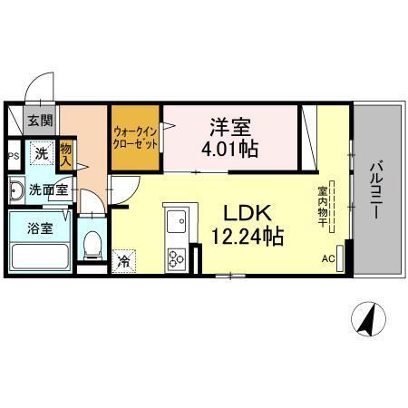 PREMILIFE大畑（302） 間取り図画像