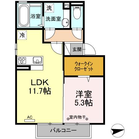プリマ・ルーチェ（203） 間取り図画像