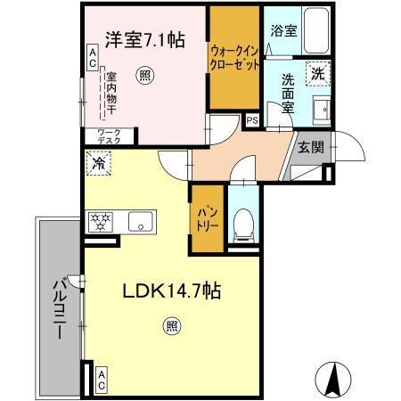 PREMILIFE石垣東（203） 間取り図画像
