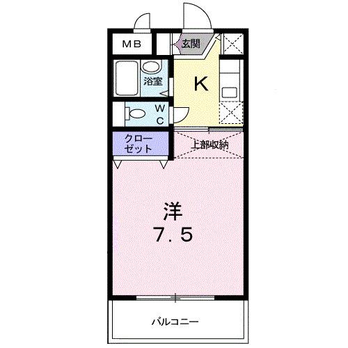 エクセレント　由布（304） 間取り図画像