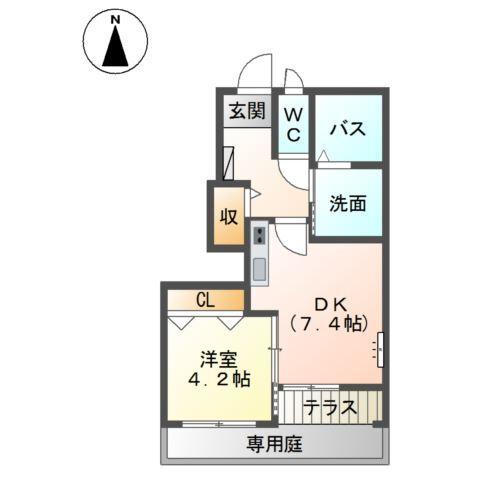 エムズ　サンティエ 間取り図画像