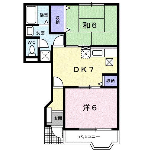 セレーネ３１０　Ａ（103） 間取り図画像